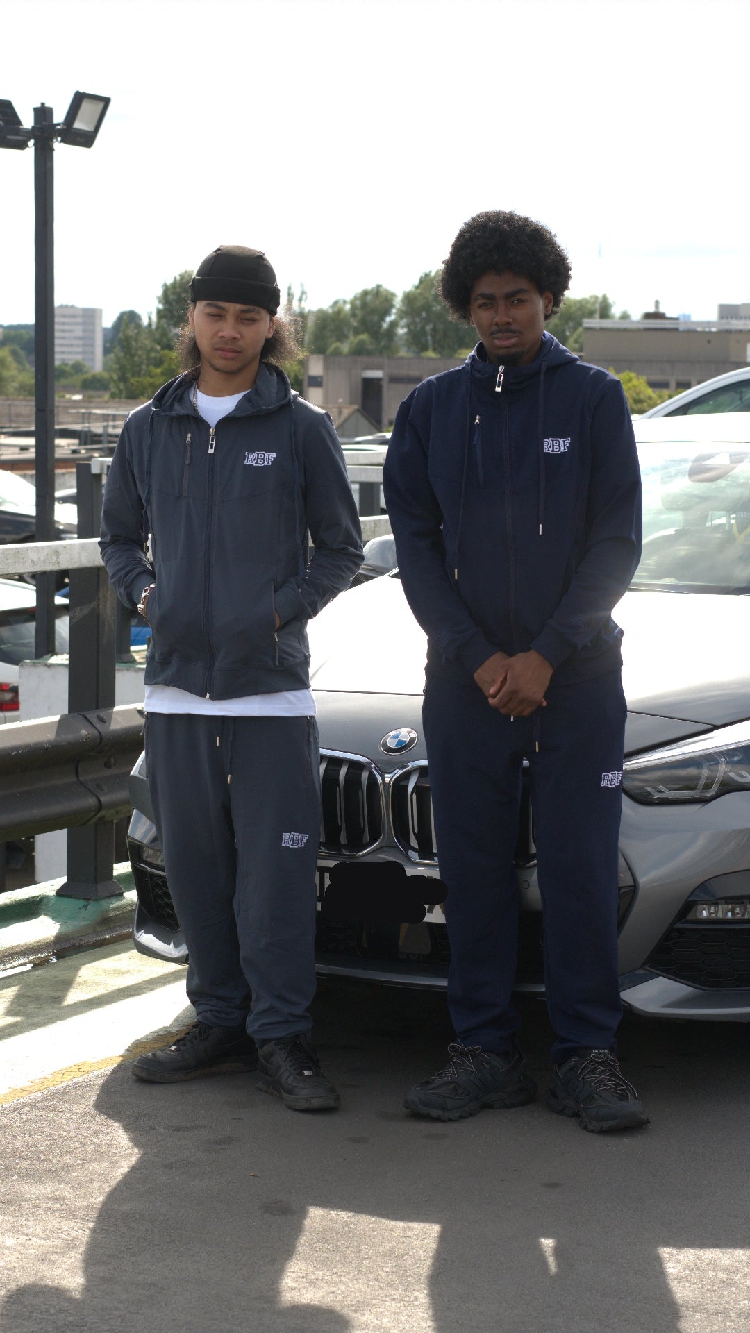 Navy Blue RBF rubex tracksuit (full set)