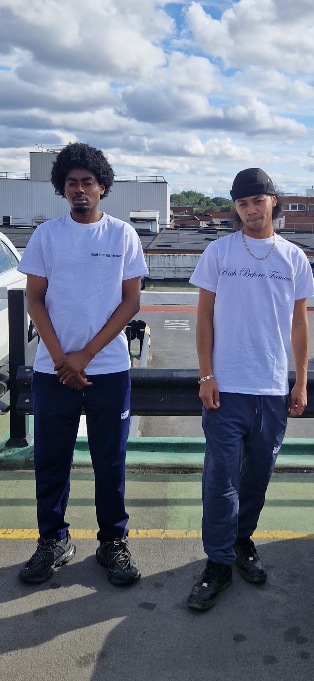 Rich Before Famous organic cotton t-shirt summer Splash edition