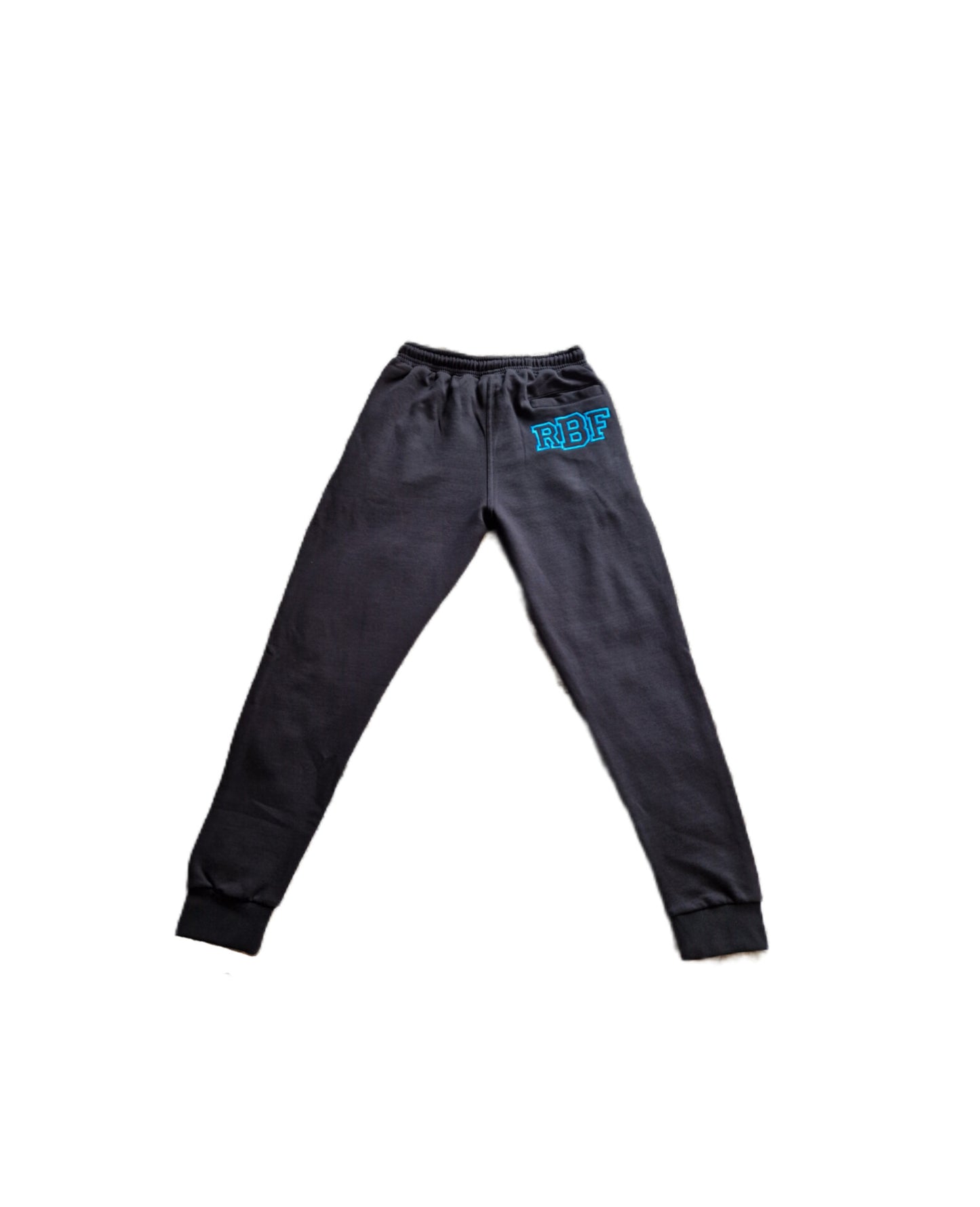 Rich Before Famous Organic cotton bottoms (Blue embroidery)