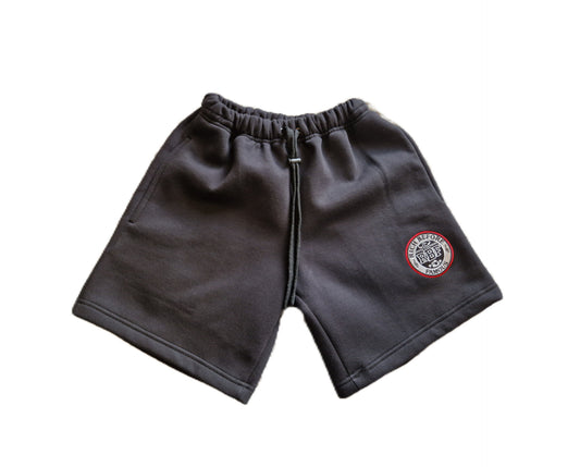 Rich Before Famous Organic cotton shorts (round logo)