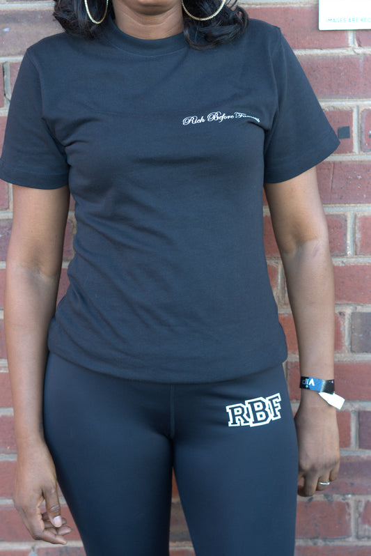 Women's Rich before famous Organic cotton t-shirt