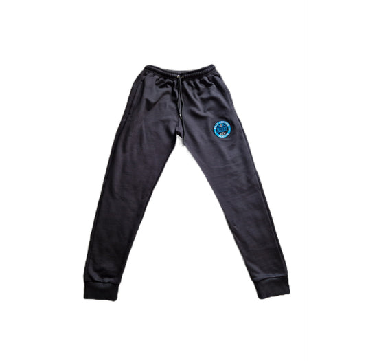 Rich Before Famous Organic cotton bottoms (Blue embroidery)